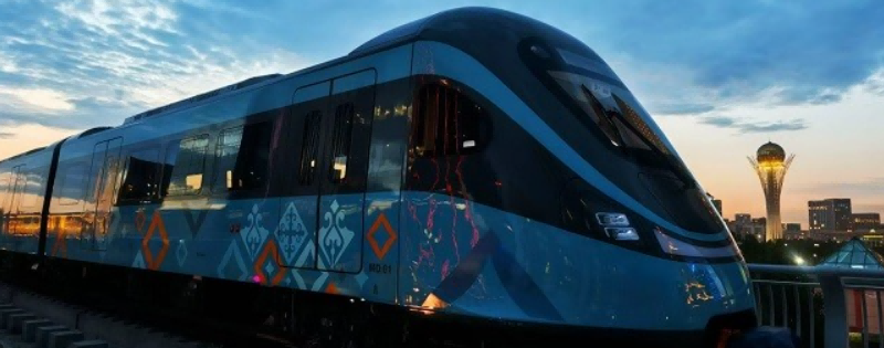 El primer tren ligero de Asia Central: Huawei y Kazajstán impulsan el "acelerador" de la tecnología sin conductor