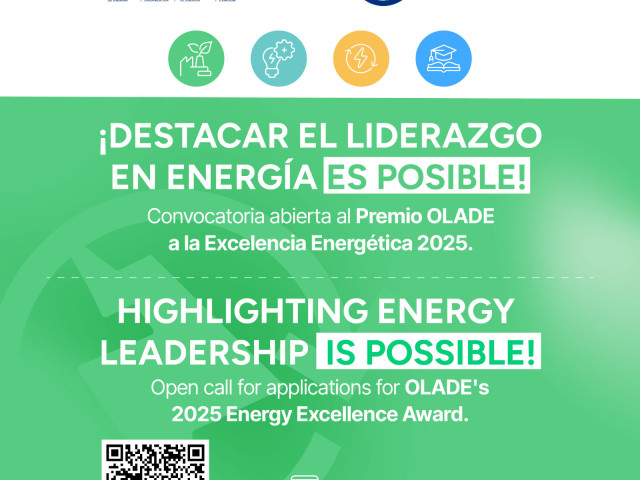 OLADE lanza la segunda edición de su Premio a la Excelencia Energética