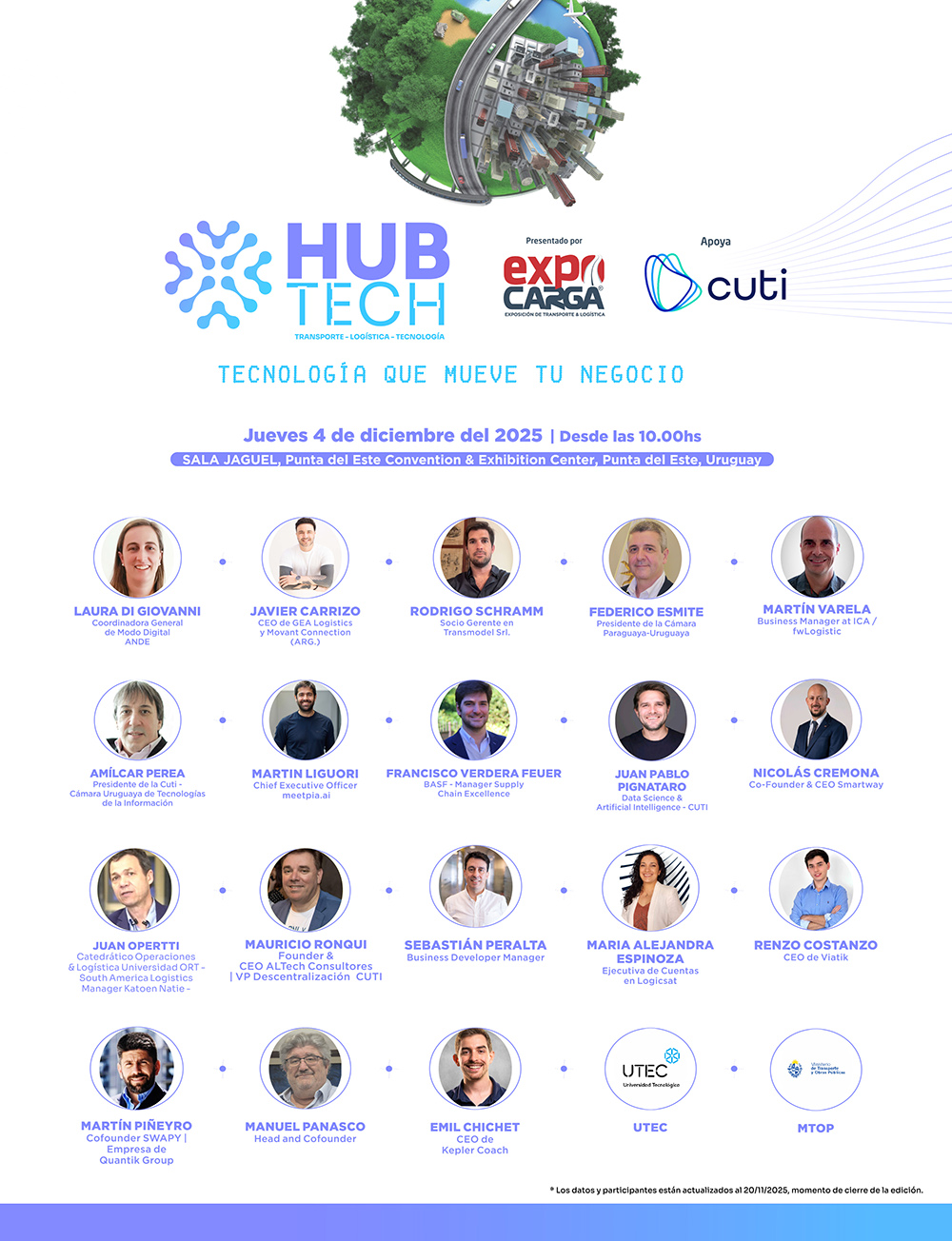 HUB TECH en EXPOCARGA 2025: Tecnología que impulsa el futuro del transporte y la logística