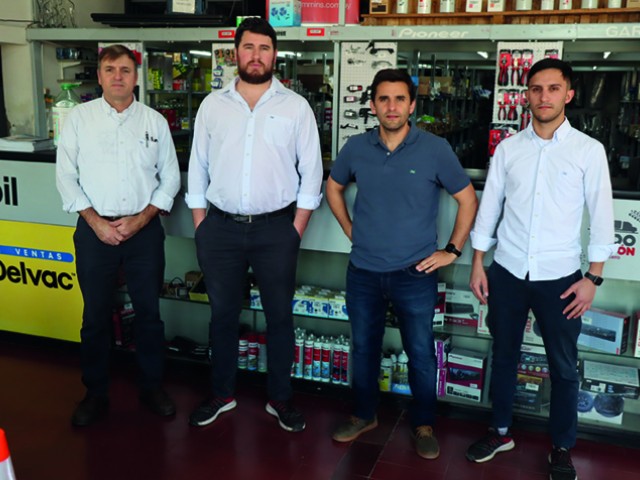 Ángel Sebatián Soria, Matías Acuña, Rafael Gottero y Agustín Massanet