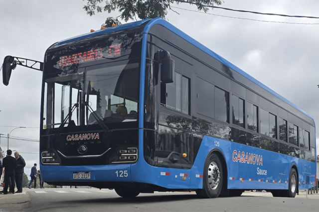 Casanova acelera su transformación y apuesta fuerte a la movilidad eléctrica con nuevos ómnibus Yutong