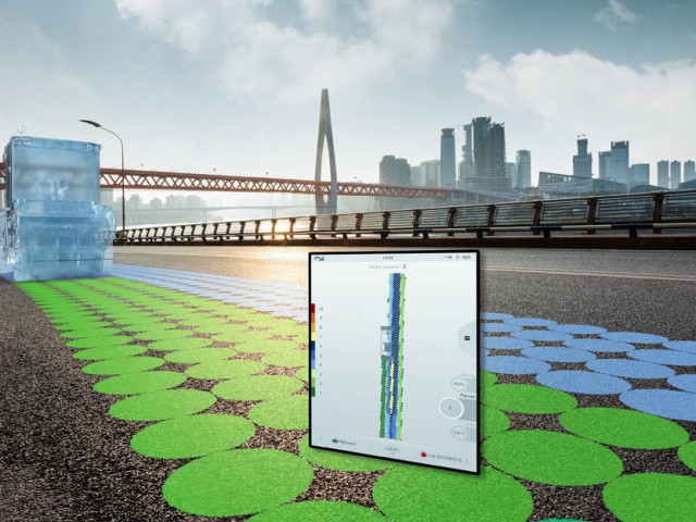 Volvo incorpora a Compact Assist un sistema de cálculo de la densidad del asfalto en tiempo real