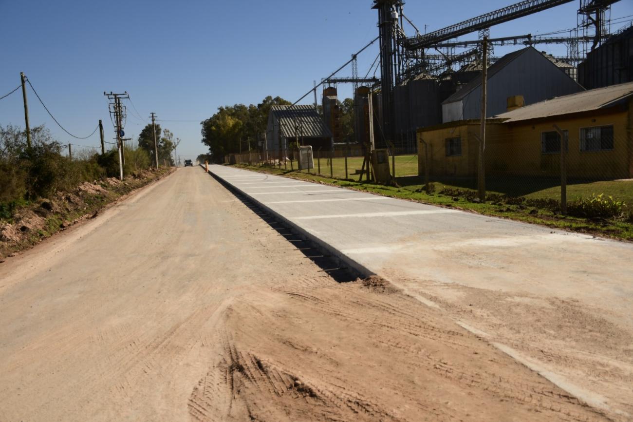 Continúa la mejora de infraestructura vial en el puerto de Nueva Palmira
