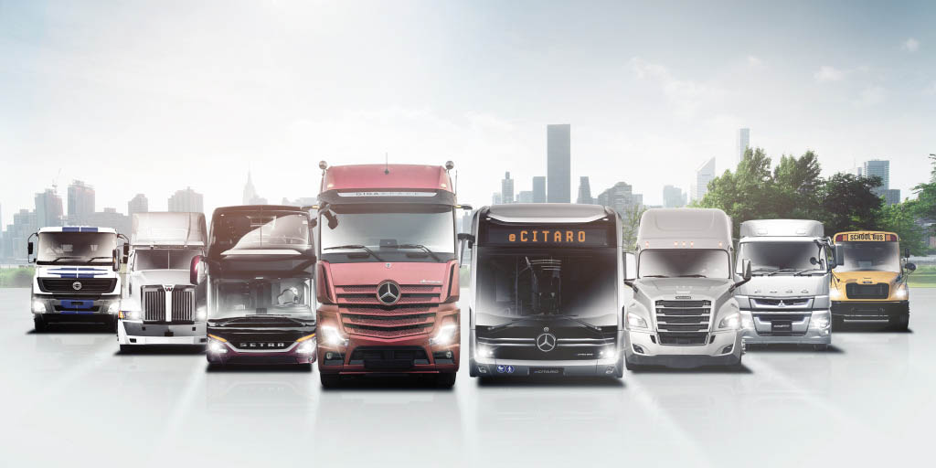 Daimler Truck AG: muchas marcas, una familia - un sitio web