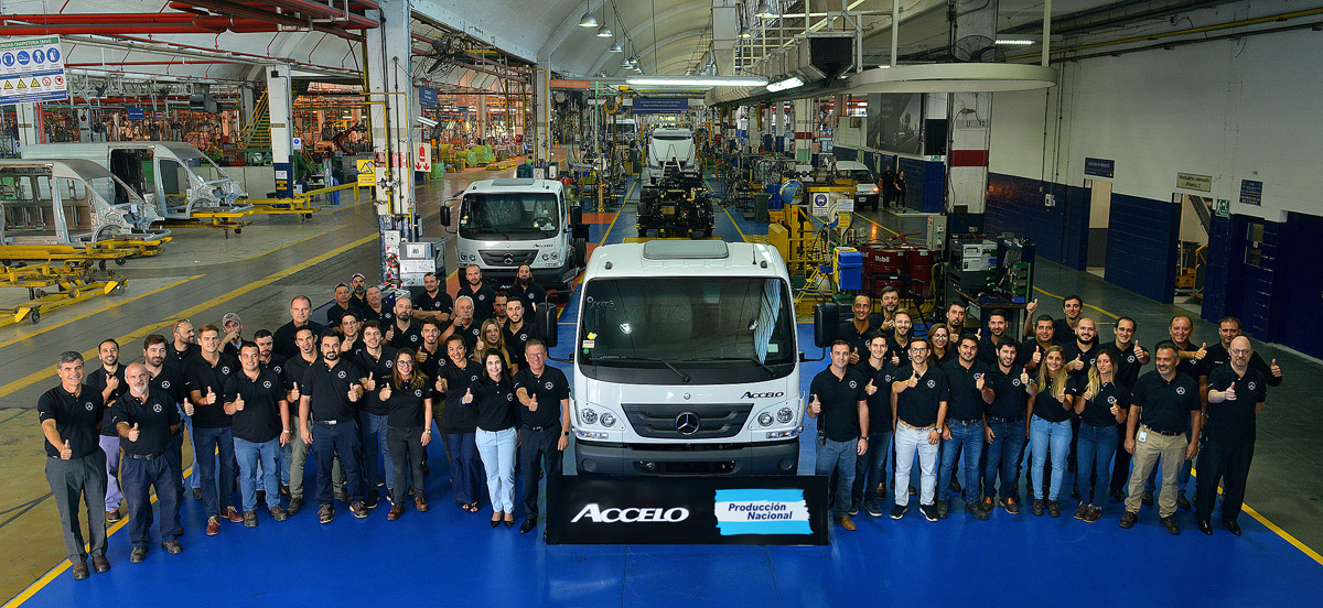 El camión Accelo ahora se hace en la Argentina