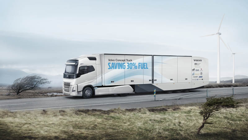 El nuevo prototipo de Volvo Trucks reduce el consumo de combustible en más de un 30 %