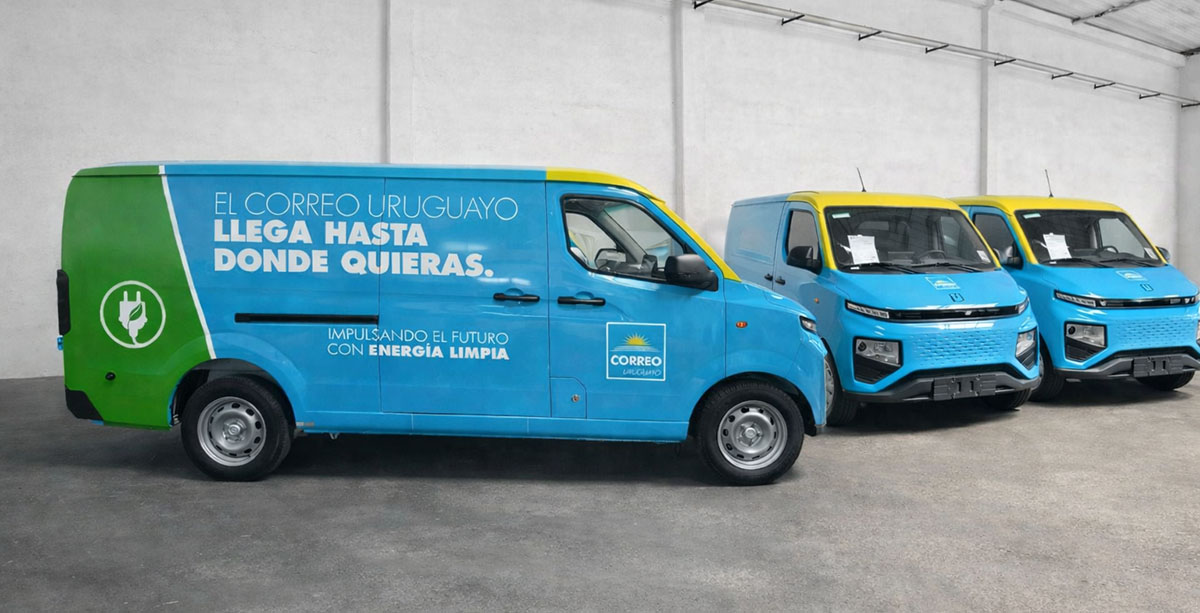 Farizon potencia la logística del Correo Uruguayo con furgones 100% eléctricos