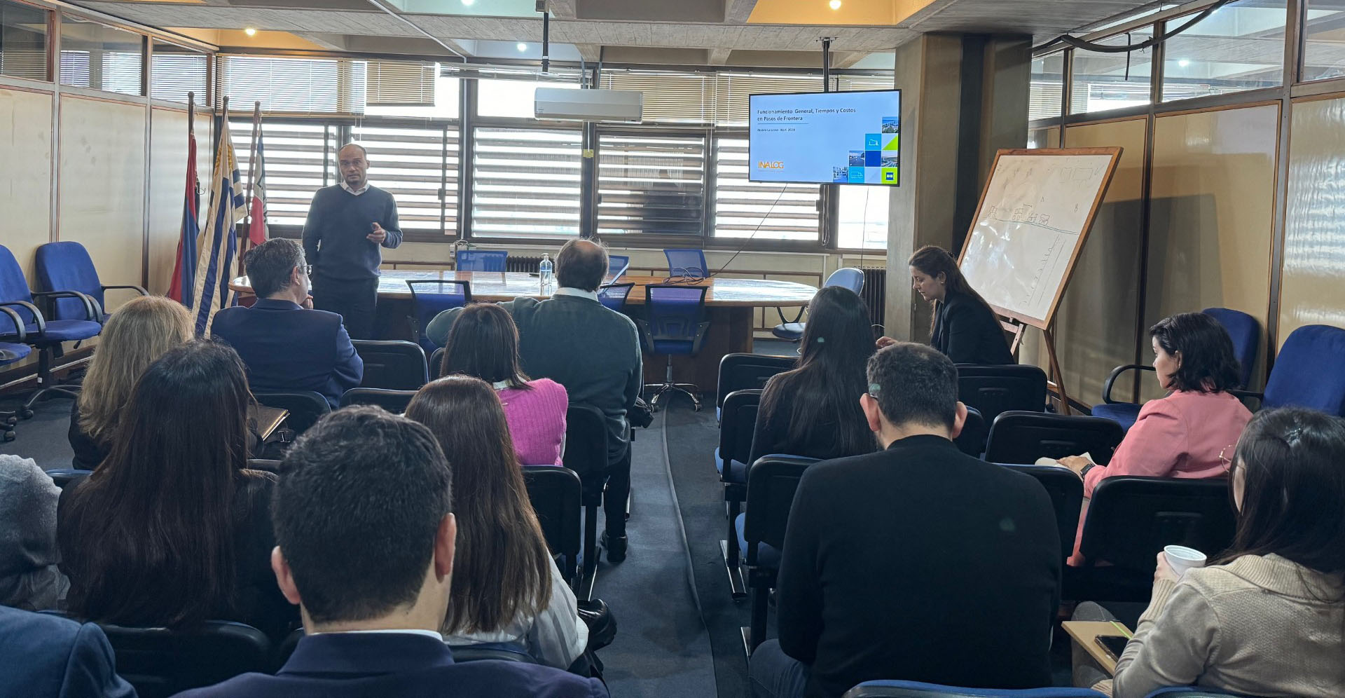 Lalanne presentó el estudio “Funcionamiento general, tiempos y costos en pasos de frontera”