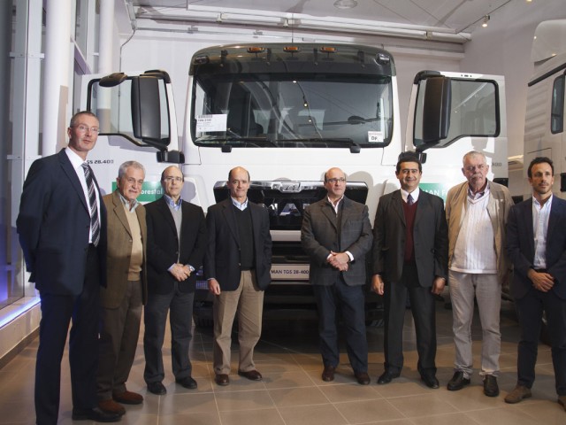 Lanzamiento del camión MAN Forestal Lanzamiento del camión MAN Forestal