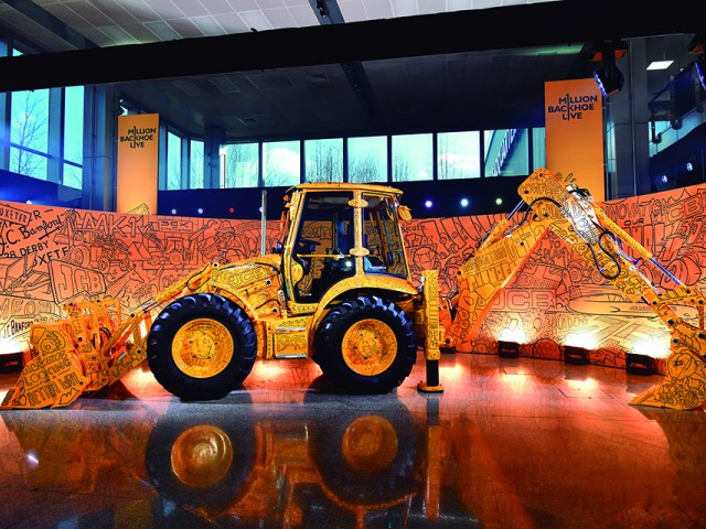 JCB celebra su retroexcavadora #1.000.000. JCB celebra su retroexcavadora #1.000.000.