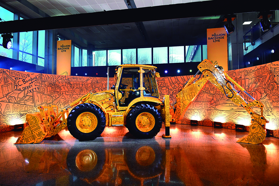 JCB celebra su retroexcavadora #1.000.000.
