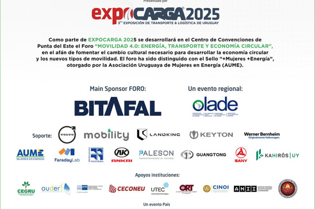 Lanzamiento del FORO Movilidad 4.0 en EXPOCARGA 2025: Uruguay acelera hacia el transporte sostenible