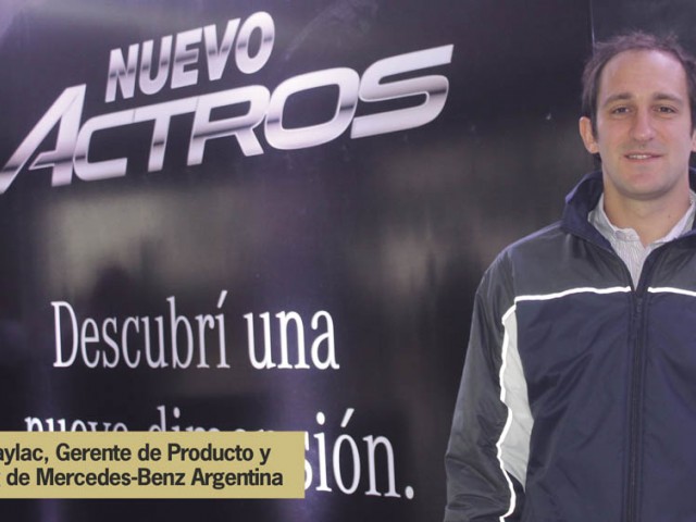 Manuel Baylac, Gerente de Producto y Marketing de Mercedes-Benz Argentina: “El objetivo con este nuevo lanzamiento es lograr también el liderazgo en el sector de los pesados” Manuel Baylac, Gerente de Producto y Marketing de Mercedes-Benz Argentina: “El objetivo con este nuevo lanzamiento es lograr también el liderazgo en el sector de los pesados”