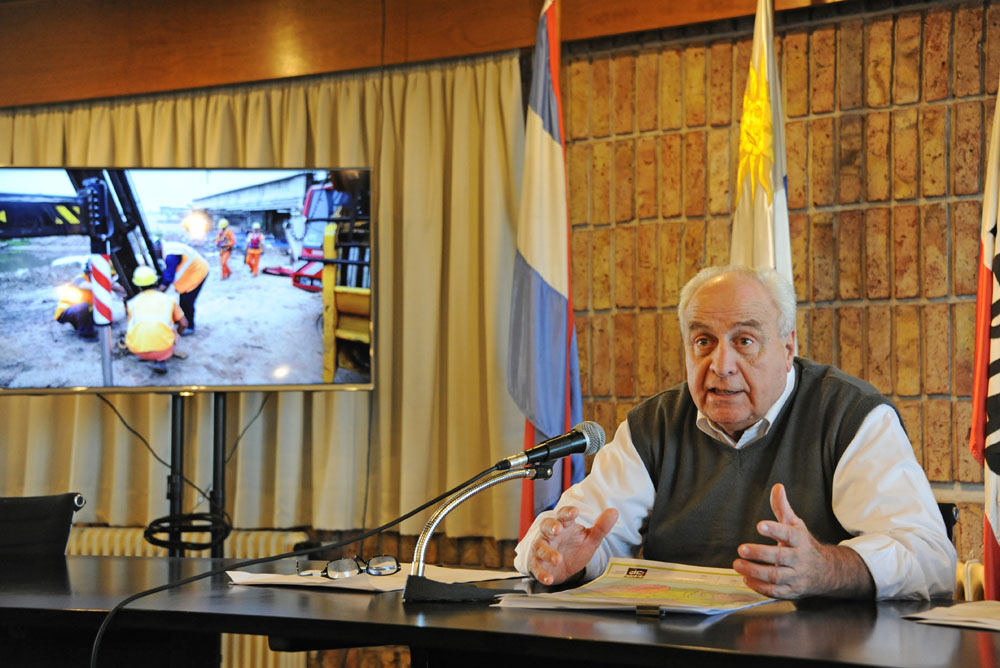 Rossi informó que están en ejecución más de 100 contratos de obra en rutas nacionales