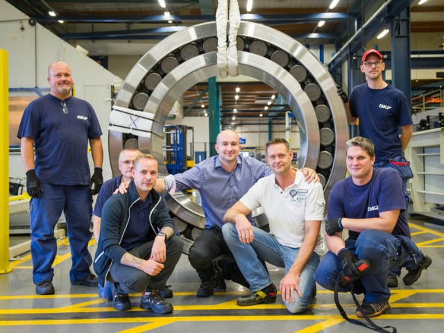 SKF suministra rodamiento de ocho toneladas para una aplicación de minería