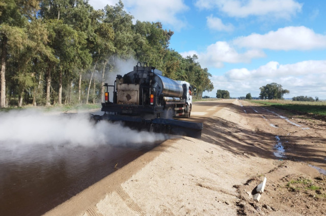 Cerro Largo: Se ejecutan obras de rehabilitación y ensanche de la Ruta 26