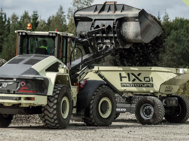 Volvo Construction Equipment presenta prototipos de máquinas autónomas