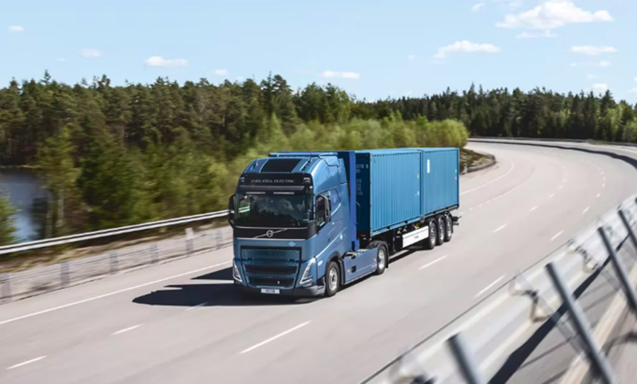 Volvo presenta camión de pila de combustible de hidrógeno en Europa