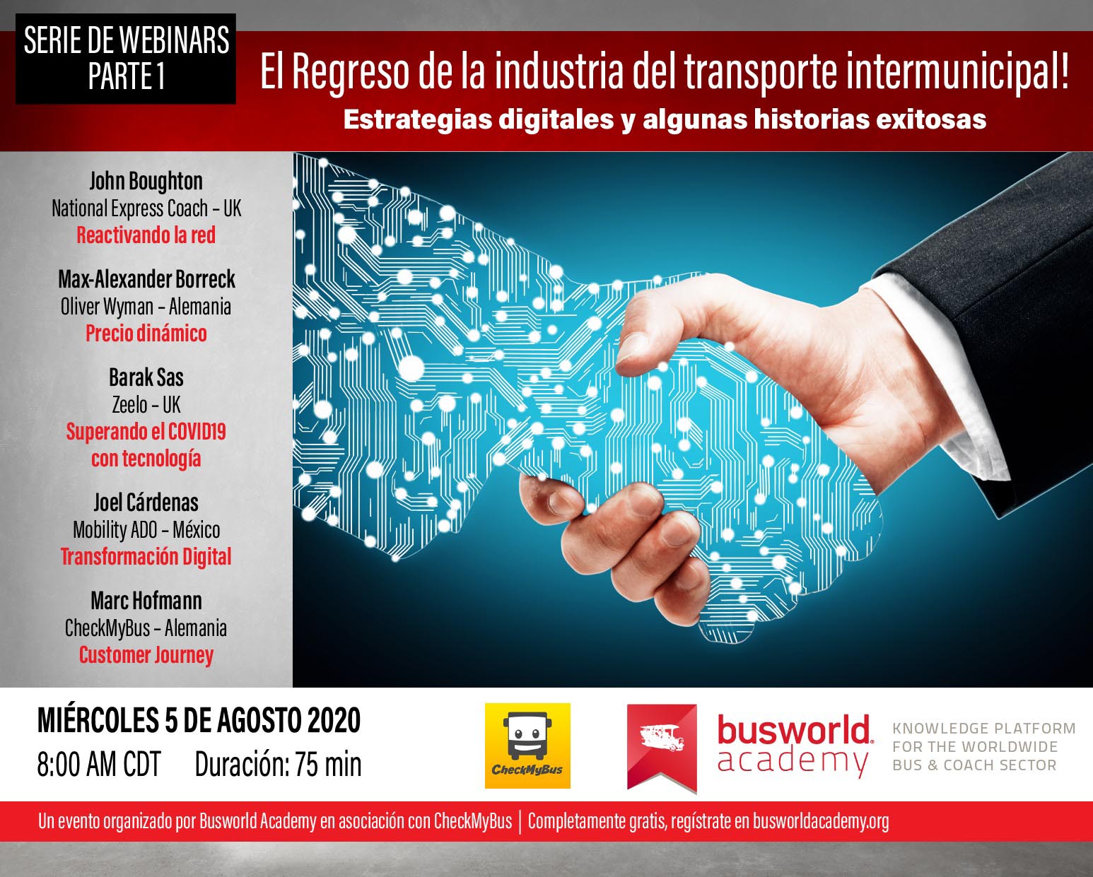 El Regreso de la industria del transporte de pasajeros de larga distancia: "Estrategias digitales y algunas historias exitosas"