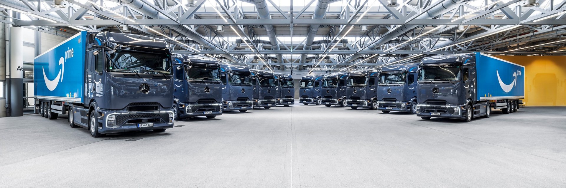 Amazon está desplegando más de 50 camiones Mercedes-Benz eActros 600 en las carreteras alemanas