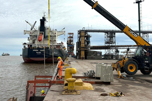 Comienzo de obras en el puerto de Nueva Palmira