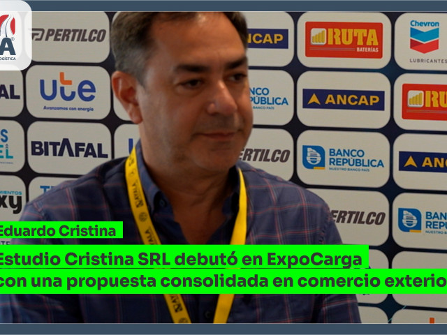 Estudio Cristina SRL debutó en ExpoCarga con una propuesta consolidada en comercio exterior