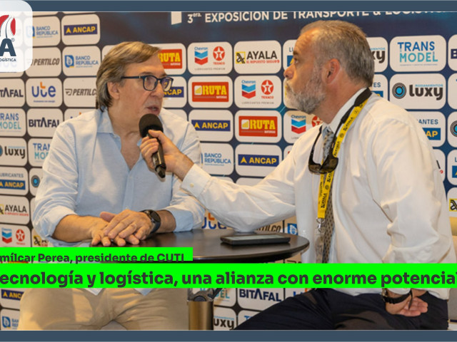Amílcar Perea, presidente de CUTI, en ExpoCarga 2025: Tecnología y logística, una alianza con enorme potencial