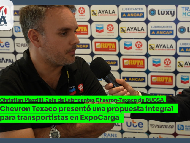 Chevron Texaco presentó una propuesta integral para transportistas en ExpoCarga