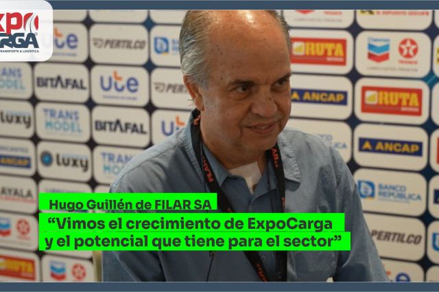 Hugo Guillén de FILAR SA: “Vimos el crecimiento de ExpoCarga y el potencial que tiene para el sector”