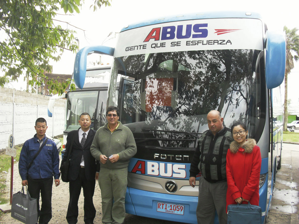 Personal de Foton China visitó nuestro país