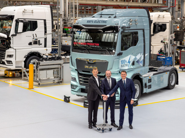 MAN hace historia con el arranque de la producción en serie de camiones eléctricos