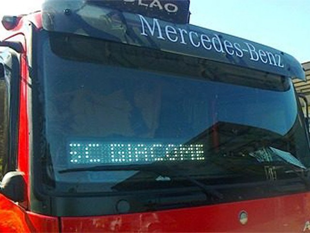 En Brasil prohíben el uso de paneles luminosos en camiones