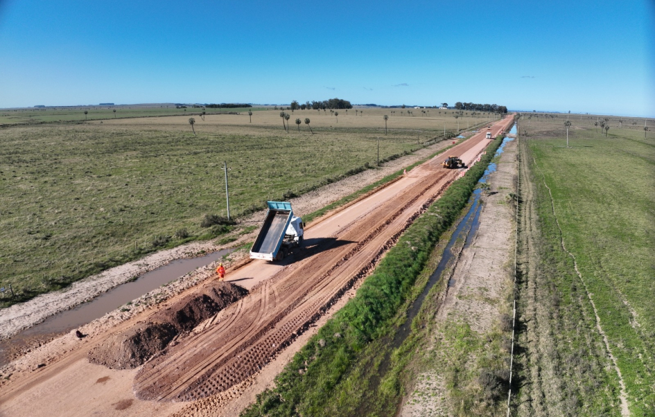 En Rocha: Avanzan las obras de rehabilitación en la Ruta 14